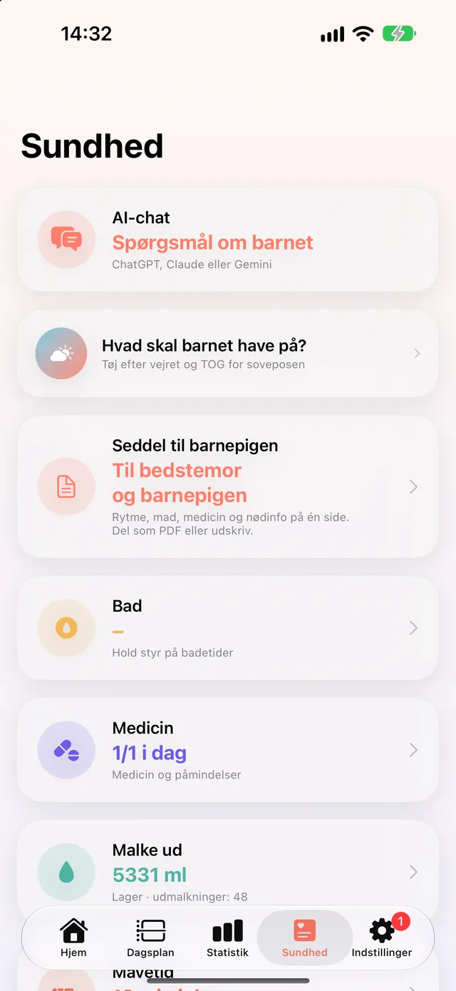 HeyFinis vækstkurve: vægt med WHO-percentiler, 47. percentil inden for normalområdet