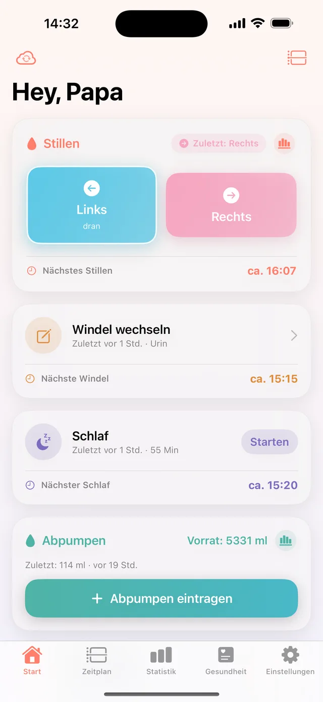 HeyFini auf Papas iPhone: „Hey, Papa“ mit identischem Datenstand
